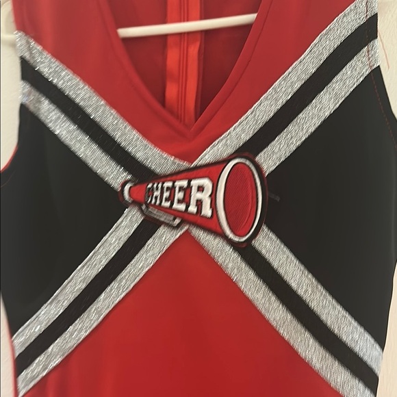 Red and Black Cheerleader Costume for Kids - Picture 6 of 6